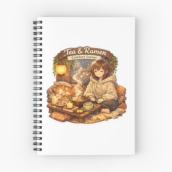 Item preview, Cozy Ramen Night Retreat Sticker designed and sold by RDcollections.