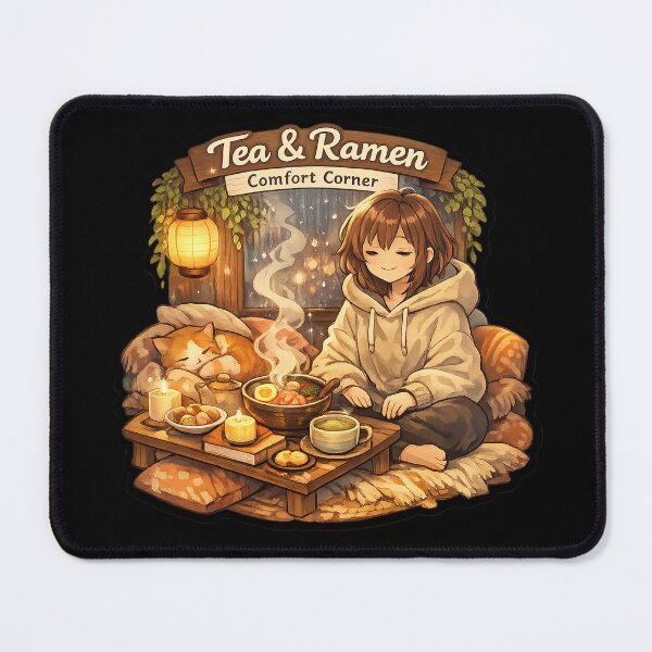 Item preview, Cozy Ramen Night Retreat Sticker designed and sold by RDcollections.