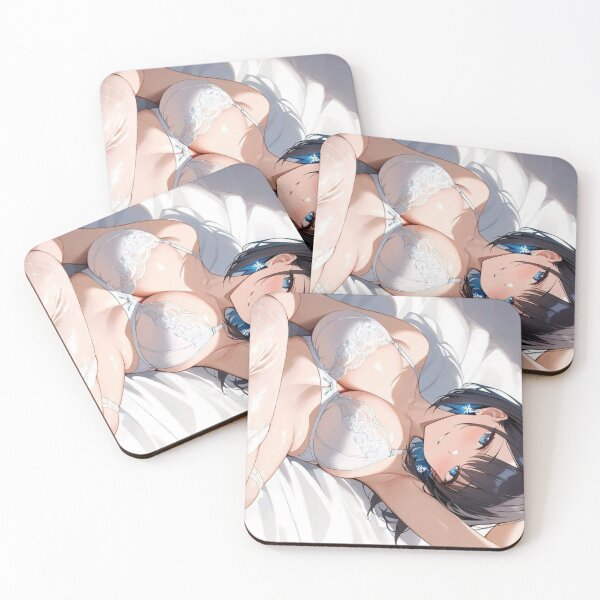 Item preview, Sexy Anime Manga Girl In Lingerie Deskmat designed and sold by Kyoot Prints.
