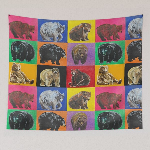 Item preview, Fat Bears Painting by Alaskan Artist Scott Clendaniel designed and sold by Scott Clendaniel.