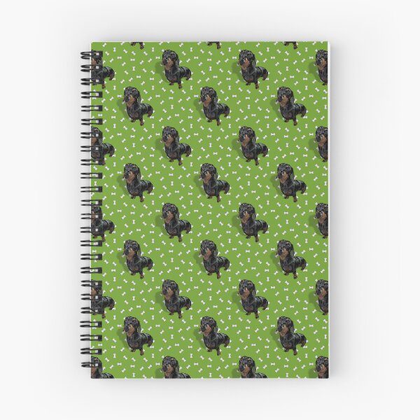 Item preview, Darling Dachshund with Green & Treats background designed and sold by PCaleDesigns.