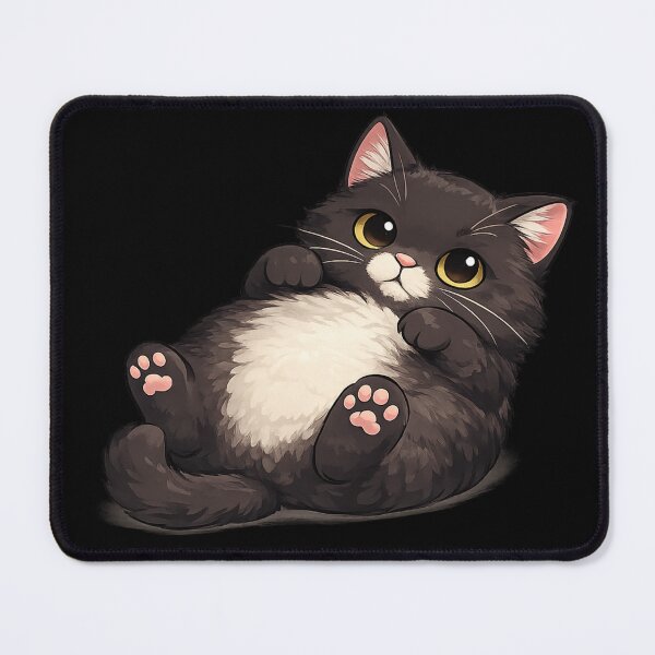 Item preview, Chubby Black Cat designed and sold by Wild Horizon Studio.