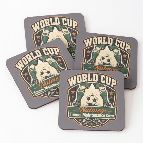 Item preview, World Cup Nutmeg Tunnel Maintenance Crew Soccer Tee designed and sold by POD DYNASTY.