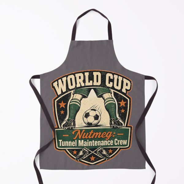 Item preview, World Cup Nutmeg Tunnel Maintenance Crew Soccer Tee designed and sold by POD DYNASTY | Original Print On Demand T-Shirt Graphics.