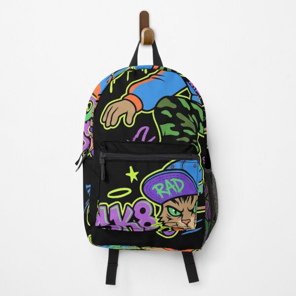 Item preview, Rad 90s Urban Sk8 Cat Streetwear Art designed and sold by TeNovaStudio ⭐⭐⭐⭐⭐.