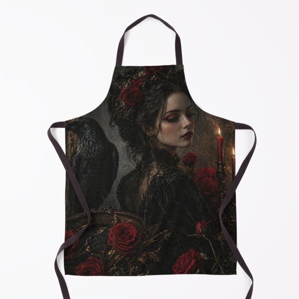 Item preview, Dark Gothic Woman with Raven designed and sold by VelarisMoon.