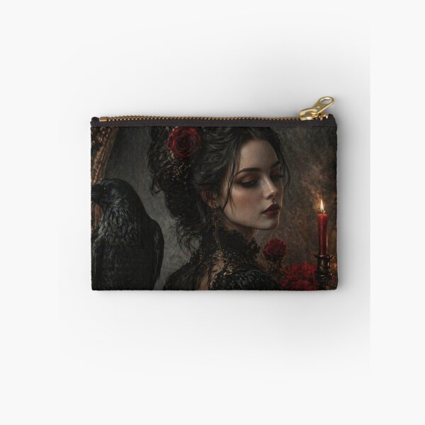 Item preview, Dark Gothic Woman with Raven designed and sold by VelarisMoon.