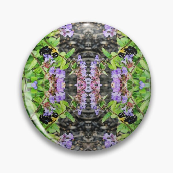 Item preview, Geometric Bee in Catmint designed and sold by Quincy-Hedgehog.