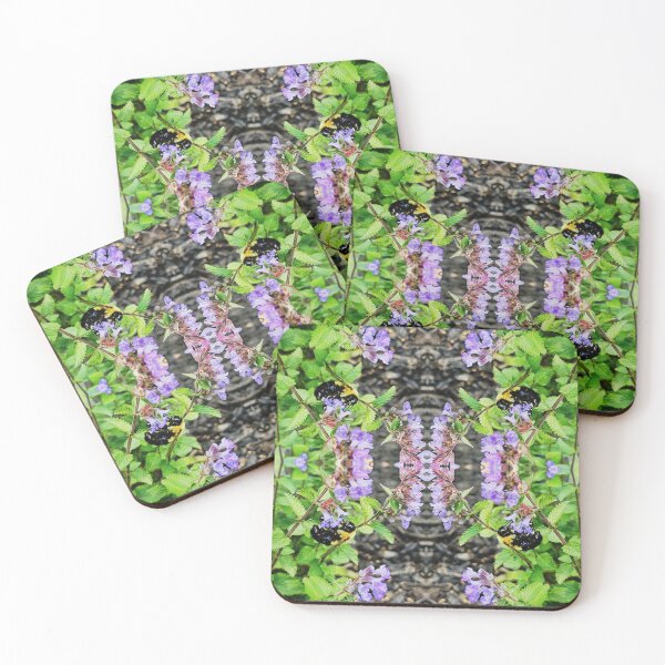 Item preview, Geometric Bee in Catmint designed and sold by Quincy-Hedgehog.