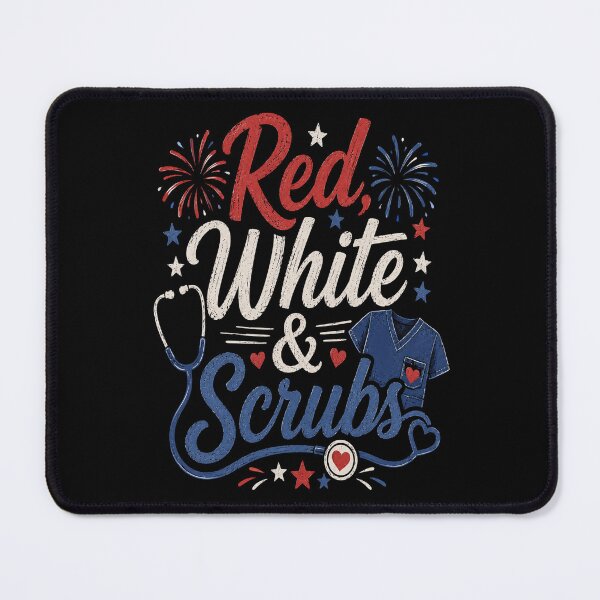 Item preview, Red White & Scrubs designed and sold by SavvyKloset.