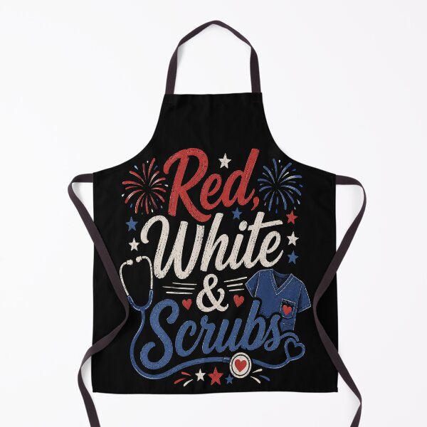 Item preview, Red White & Scrubs designed and sold by SavvyKloset.