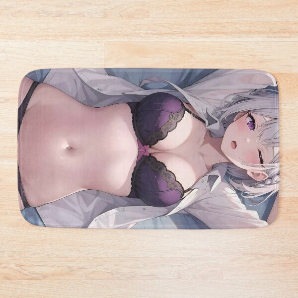 Item preview, Sexy Anime Manga Girl In Lingerie Deskmat designed and sold by Kyoot Prints.