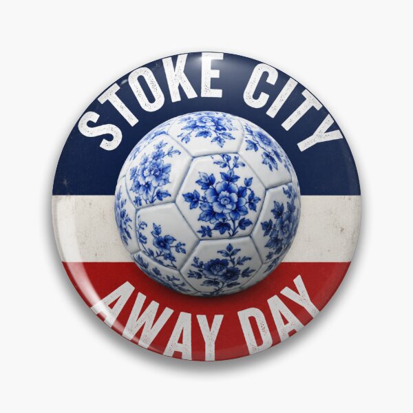 Item preview, Stoke City FC Away Day Sticker | Potters Football Fan Decal | Stoke City Supporters Sticker | Away Days Football Culture designed and sold by TheOldStands.