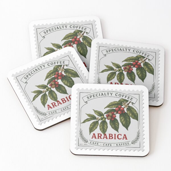 Item preview, Arabica Coffee Plant Vintage Botanical Illustration – Specialty Coffee Cherries & Coffea Arabica designed and sold by ArcticFoxStudio.