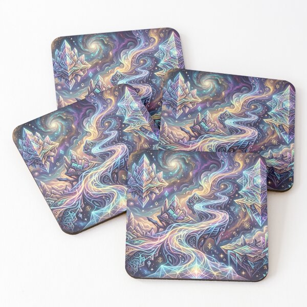 Item preview, 22 Dreamy Cosmic Landscapes Celestial Wonders Surreal Imagination designed and sold by ART ATTACK ZONE.