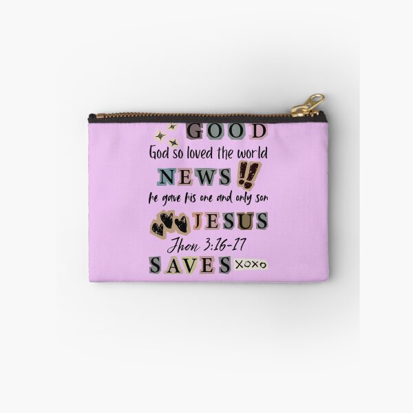 Item preview, Good New Jesus Saves, God So loved the World, John 316-17 designed and sold by Forevermore.