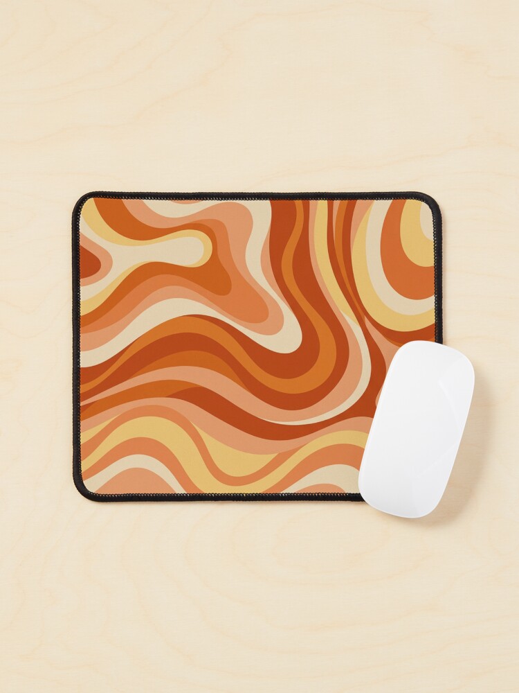 Thumbnail 1 of 5, Mouse Pad, Retro wavy pattern  designed and sold by Differenceee.