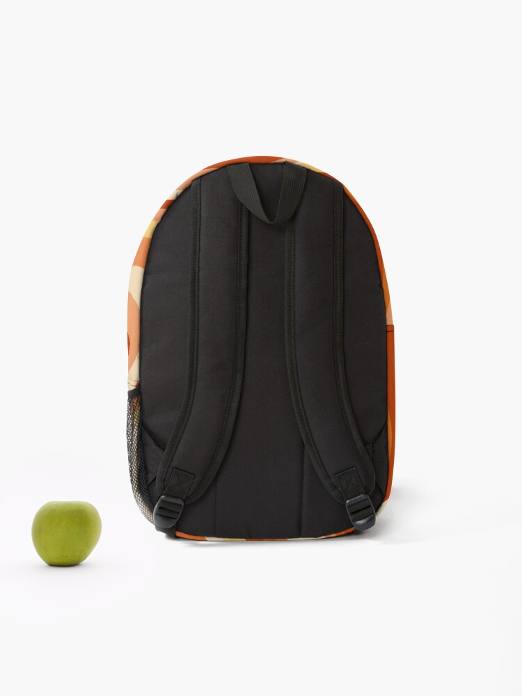 Thumbnail 2 of 3, Backpack, Retro wavy pattern designed and sold by Differenceee.