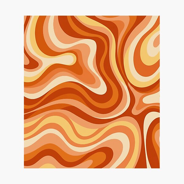 Item preview, Retro wavy pattern  designed and sold by Differenceee.