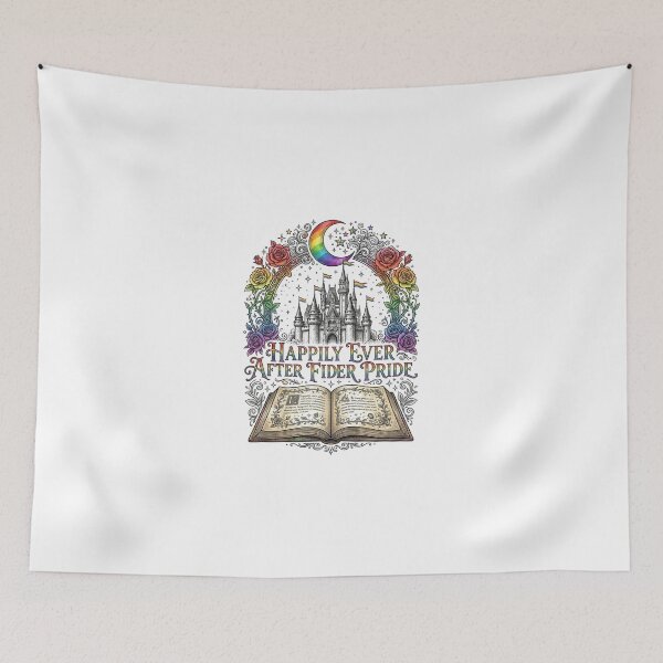 Item preview, Pride Castle Rainbow Happily Ever After Fantasy Tale designed and sold by longngusuc.