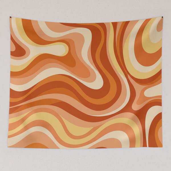 Item preview, Retro wavy pattern  designed and sold by Differenceee.