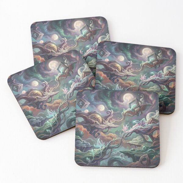 Item preview, 23 Dreamy Cosmic Landscapes Celestial Wonders Surreal Imagination designed and sold by ART ATTACK ZONE.