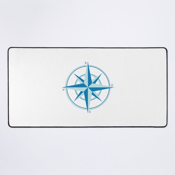 Item preview, Turquoise Sea Compass Rose – Small Nautical Logo designed and sold by ulupono.