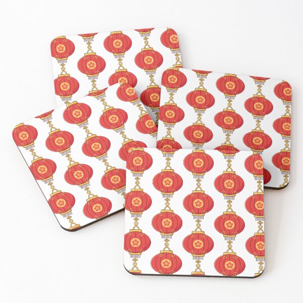 Aperçu de l'œuvre Lanterne de papier chinoise rouge créée et vendue par BetweenForms.