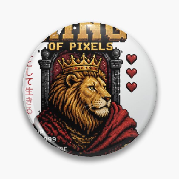 Item preview, King of Pixels Retro Lion Gamer designed and sold by novaduman.