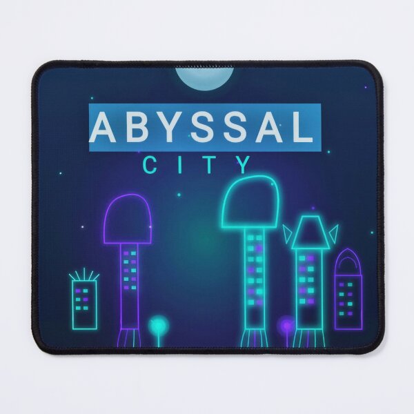 Item preview, Abyssal City – Neon Deep Sea Sci-Fi Metropolis designed and sold by l-ex-x.