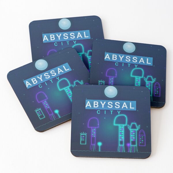 Item preview, Abyssal City – Neon Deep Sea Sci-Fi Metropolis designed and sold by l-ex-x.