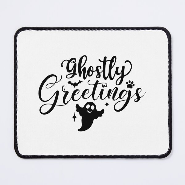 Item preview, Ghostly Greetings - Cute Halloween Party Retro Vintage Spooky Ghost Pumpkin Witch Autumn Fall Horror Gift designed and sold by FuzionRaptor.