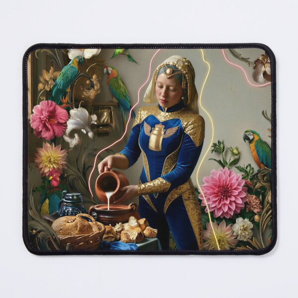 Item preview, Neon Milkmaid: A Golden Renaissance designed and sold by Shecreatescomics.