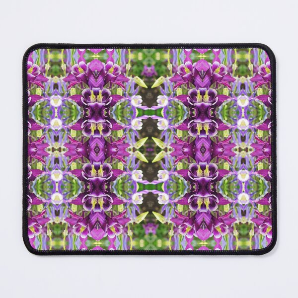 Item preview, Geometric Purple Columbine designed and sold by Quincy-Hedgehog.