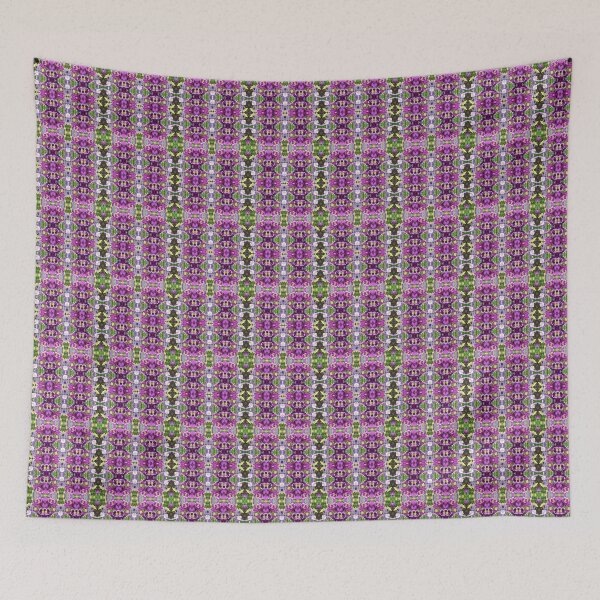 Item preview, Geometric Purple Columbine designed and sold by Quincy-Hedgehog.