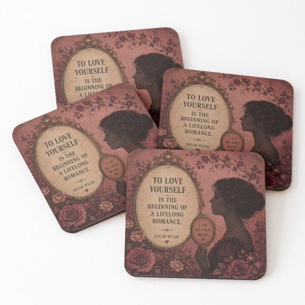 Item preview, To love yourself is the begining of a lifelong romance designed and sold by LiteraryLoves.