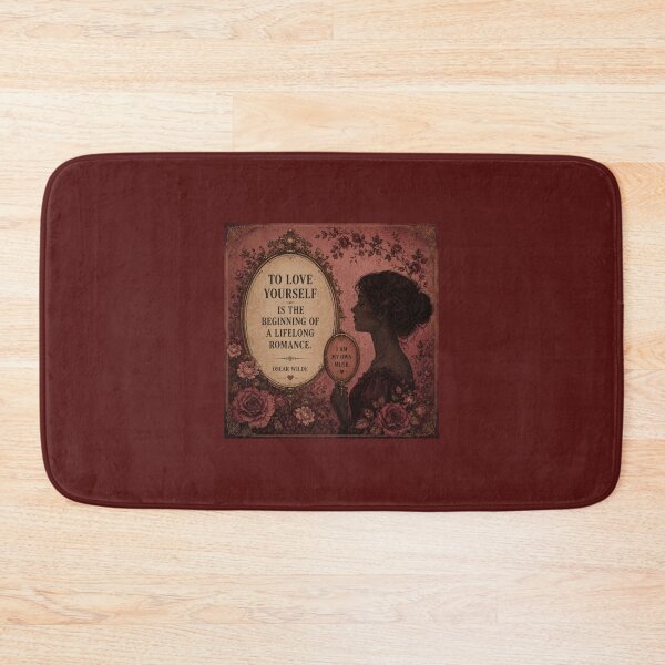 Item preview, To love yourself is the begining of a lifelong romance designed and sold by LiteraryLoves.