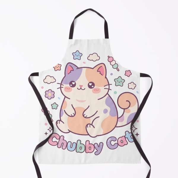 Item preview, Cute Chubby Cat Kawaii Pastel Graphic designed and sold by TeNovaStudio.