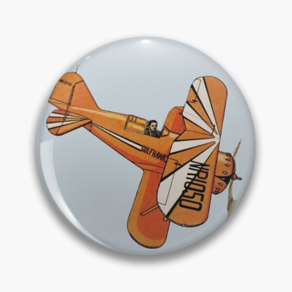 Item preview, grumman gulfhawk 1936 aerobatic orange biplane radial engine designed and sold by PilotandPlane.