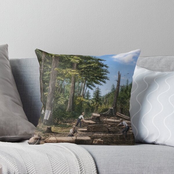 Item preview, Eastern Hemlock being peeled for Tanning, Colorized designed and sold by Urbantheseus.