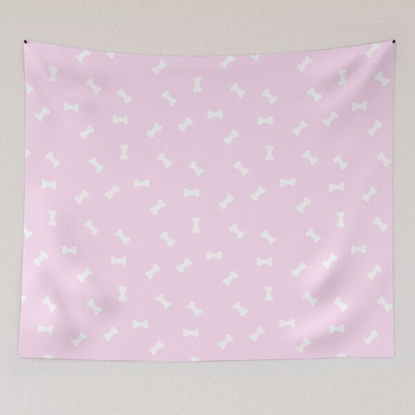 Item preview, Dog Treats - Lots of Bones on Pink Background designed and sold by PCaleDesigns.