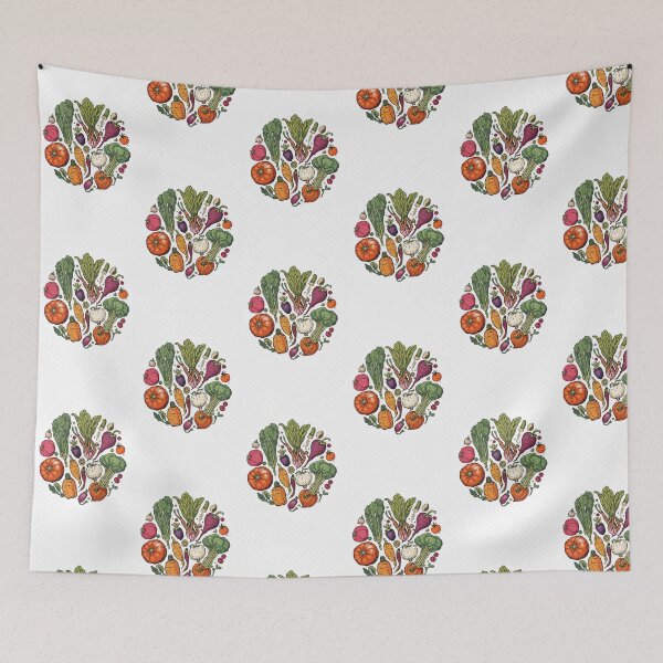 Item preview, Vintage Heirloom Vegetable Garden Harvest Botanical Collection designed and sold by Evergreen Horizon Works.