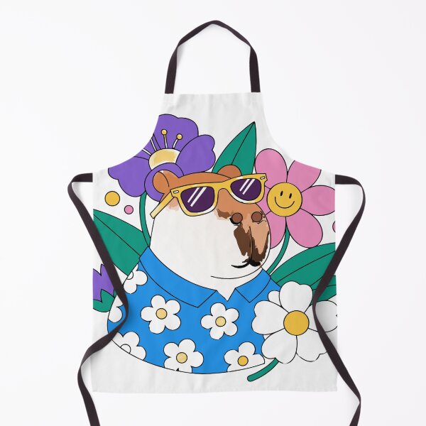 Item preview, Cute Capybara Vacation Sticker designed and sold by inkfusionhub99.