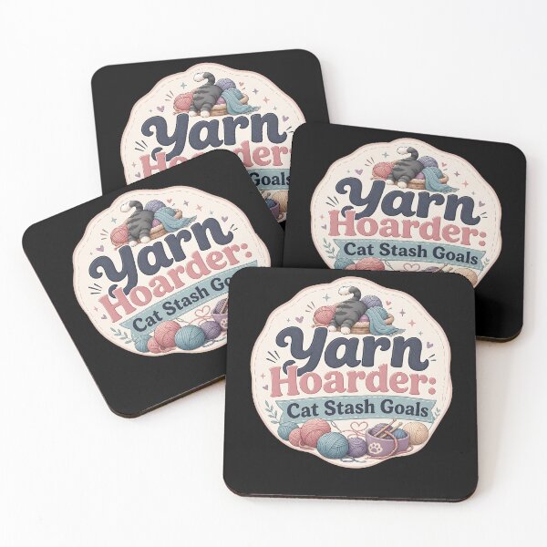 Item preview, Cat Yarn Hoarder Sticker designed and sold by FreshPixelArt.