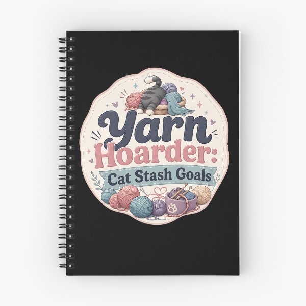 Item preview, Cat Yarn Hoarder Sticker designed and sold by FreshPixelArt.