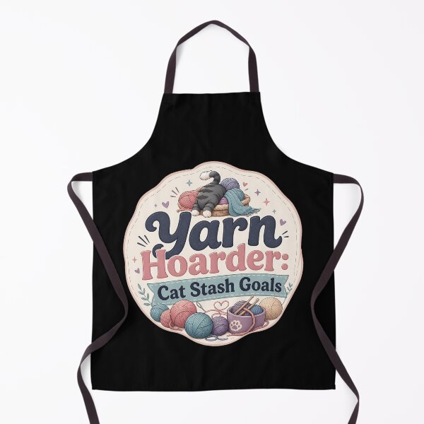 Item preview, Cat Yarn Hoarder Sticker designed and sold by FreshPixelArt.