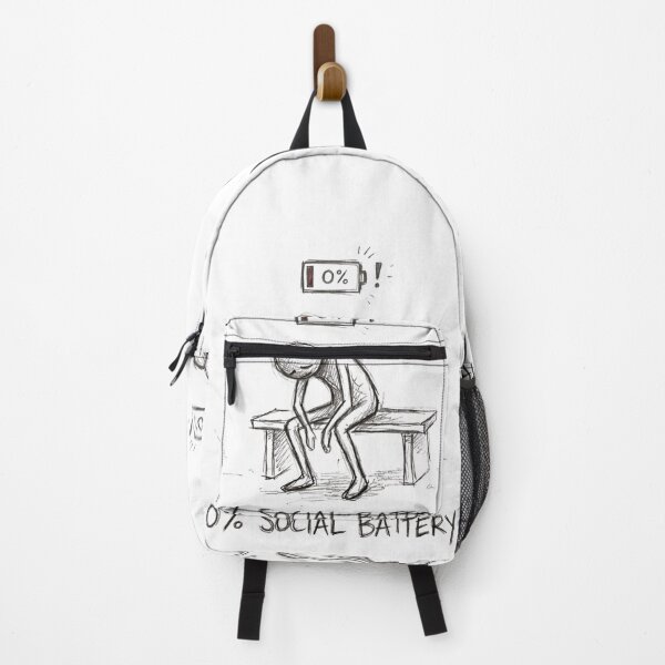 Item preview, 0% Social Battery designed and sold by OhWell Dept..