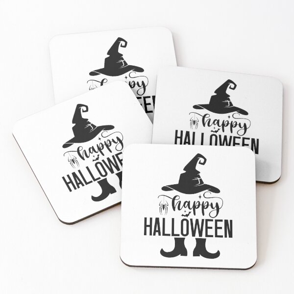 Item preview, Happy Halloween - Cute Halloween Party Retro Vintage Spooky Pumpkin Ghost Witch Autumn Fall Gothic Horror Gift designed and sold by FuzionRaptor.