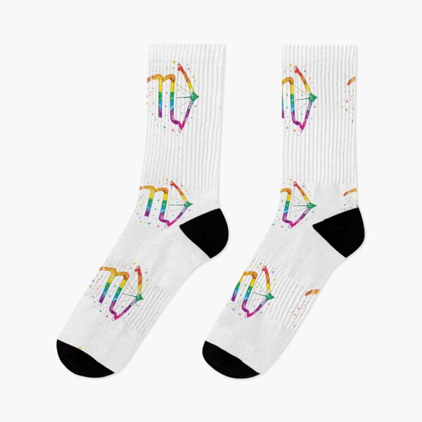 Item preview, Sagittarius Rainbow Pride Zodiac Sign designed and sold by EchoPrint Co..