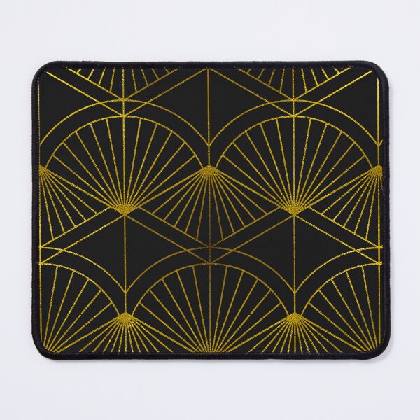 Item preview, Classy Golden Hues And Black Glamorous Fan Pattern designed and sold by DEC02.
